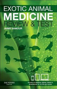 Paperback Exotic Animal Medicine - Review and Test Book