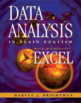 Paperback Data Analysis in Plain English with Microsoft Excel Book