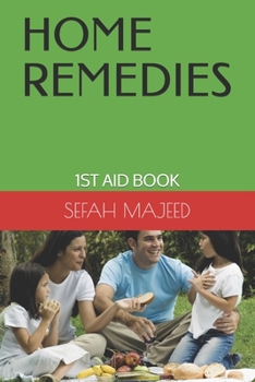 Paperback Home Remedies: 1st Aid Book