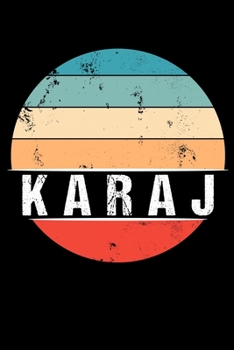 Paperback Karaj: 100 Pages 6 'x 9' - Travel Journal or Notebook Book