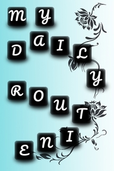 My Daily Routine: Day and task organizer, Hourly task schedule, Work day planner, Time planning during the day, Journal with table