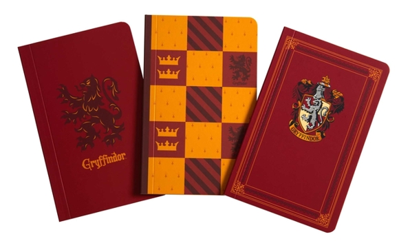 Paperback Harry Potter: Gryffindor Pocket Notebook Collection (Set of 3) Book