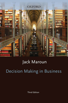 Paperback Decision Making in Business Book