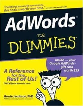 Paperback AdWords for Dummies Book