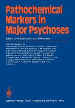 Paperback Pathochemical Markers in Major Psychoses Book