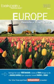 Paperback Europe Hostels & Travel Guide 2011 Book