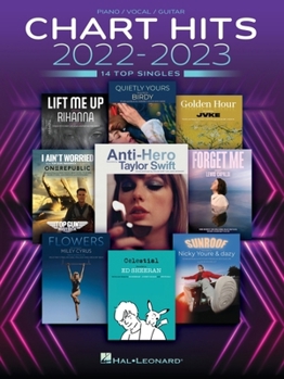 Paperback Chart Hits of 2022-2023 - Piano/Vocal/Guitar Songbook Book