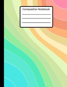 Composition Notebook: Arrangement Aesthetics Marble College Ruled Blank Lined Cute Notebooks for Girls Teens Kids School Writing Notes Journal (8.5" x 11")