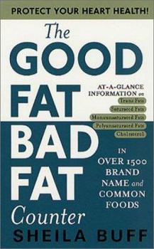 Mass Market Paperback The Good Fat, Bad Fat Counter Book