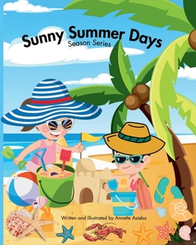 Paperback Sunny Summer Days [Large Print] Book
