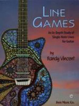 Spiral-bound LINE GAMES: An In-Depth Study of Single-Note Lines for Guitar Book
