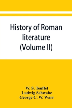 Paperback History of Roman literature (Volume II) Book