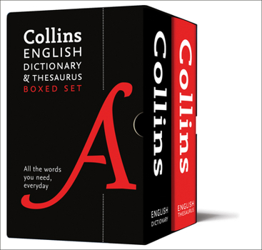 Paperback Collins English Dictionary and Thesaurus Boxed Set Book