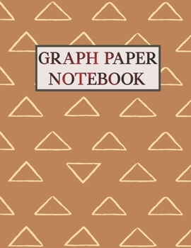 Paperback Graph Paper Notebook: Cute Pattern Composition Notebook for Students Quad Ruled 4 squares per inch: Math and Science 100 Sheets (Large, 8.5 Book