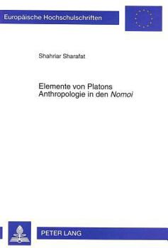 Paperback Elemente Von Platons Anthropologie in Den «Nomoi» [German] Book