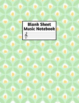 Blank Sheet Music Notebook: Easy Blank Staff Manuscript Book Large 8.5 X 11 Inches Musician Paper Wide 12 Staves Per Page for Piano, Flute, Violin, Guitar, Trumpet, Drums, Cello, Ukelele and other Mus