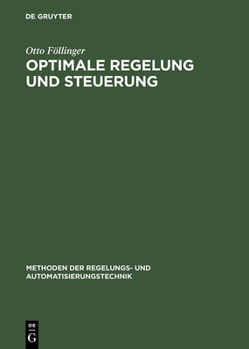 Hardcover Optimale Regelung Und Steuerung [German] Book