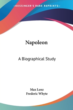 Paperback Napoleon: A Biographical Study Book