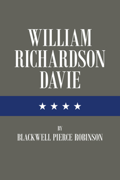 Paperback William Richardson Davie Book