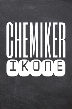 Chemiker Ikone: Chemiker Punktraster Notizbuch, Notizheft oder Notizblock | 110  Seiten | Büro Equipment & Zubehör | Lustiges Geschenk zu Weihnachten oder Geburtstag (German Edition)