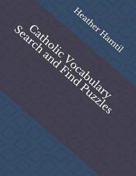 Paperback Catholic Vocabulary Search and Find Puzzles Book