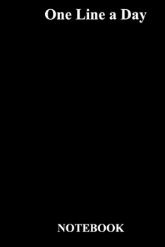 One Line a Day: Lined Notebook / Journal Gift, 118 Pages, 6x9, Soft Cover, Matte Finish