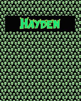 Paperback 120 Page Handwriting Practice Book with Green Alien Cover Hayden: Primary Grades Handwriting Book