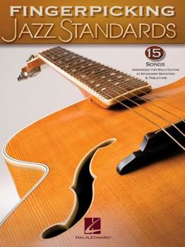 Paperback Fingerpicking Jazz Standards Book