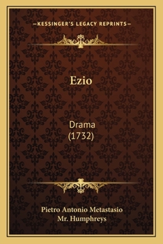 Paperback Ezio: Drama (1732) Book