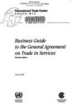 Paperback Business Guide to the General Agreement on Trade in Services Book