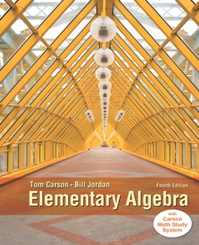 Hardcover Elementary Algebra Book