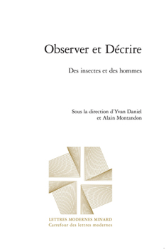 Paperback Observer Et Decrire: Des Insectes Et Des Hommes [French] Book