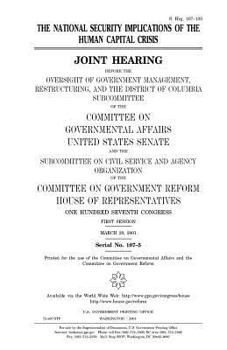 Paperback The national security implications of the human capital crisis Book