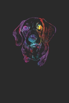 Colorful Dachshund: Dachshunds Notebook, Blank Lined (6" x 9" - 120 pages) ~ Animal Themed Notebook for Daily Journal, Diary, and Gift
