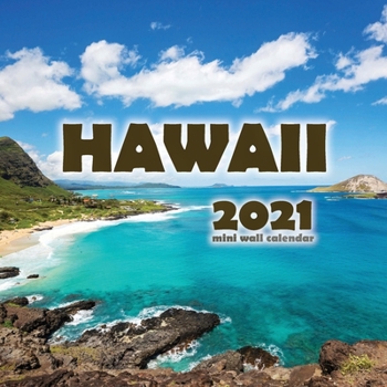 Paperback Hawaii 2021 Mini Wall Calendar Book