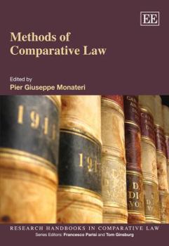 Hardcover Methods of Comparative Law (Research Handbooks in Comparative Law series) Book