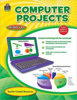 Paperback Computer Projects, Grade 5-6 Book