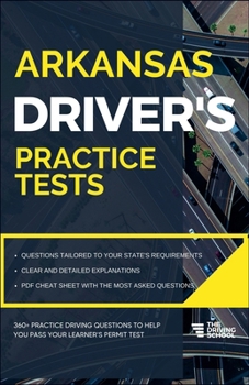 Paperback Arkansas Driver's Practice Tests Book