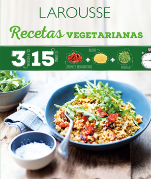 Hardcover Recetas Vegetarianas: 3 Ingredientes 15 Minutos [Spanish] Book
