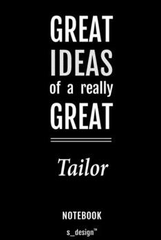 Notebook for Tailors / Tailor: awesome handy Note Book [120 blank lined ruled pages]