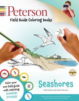 Paperback Peterson Field Guide Coloring Books: Seashores [With Sticker(s)] Book