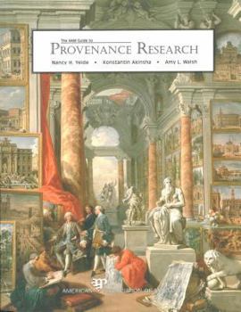 Paperback Aam Guide to Provenance Research Book