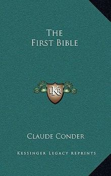 Hardcover The First Bible Book