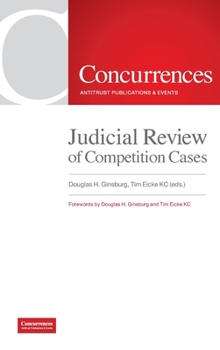 Hardcover Judicial Review of Competition Cases Book