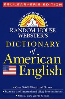 Paperback Random House Webster's Dictionary of American English: ESL/Learner's Edition Book