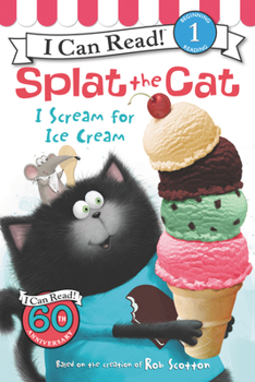 Paperback Splat the Cat: I Scream for Ice Cream Book