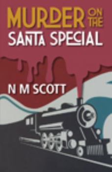 Hardcover Murder on the Santa Special [Large Print] Book
