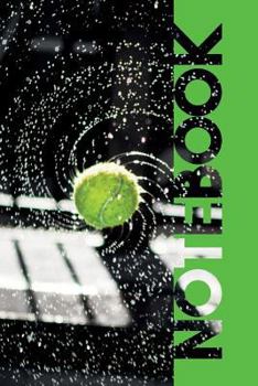 Paperback Notebook: Tennis Ball Machine Pretty Composition Book for Club Players Book