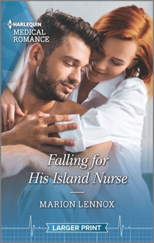 Mass Market Paperback Falling for His Island Nurse [Large Print] Book