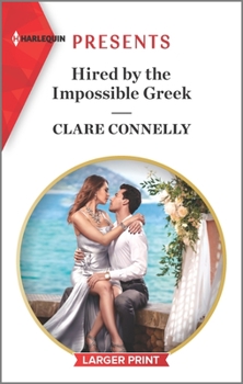 Mass Market Paperback Hired by the Impossible Greek [Large Print] Book